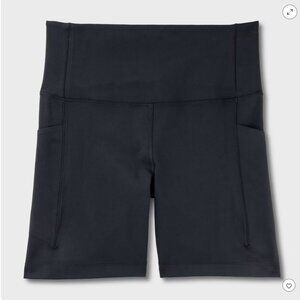 All In Motion- Women's 6" Dynamic Flex High Rise Pocketed Bike Shorts